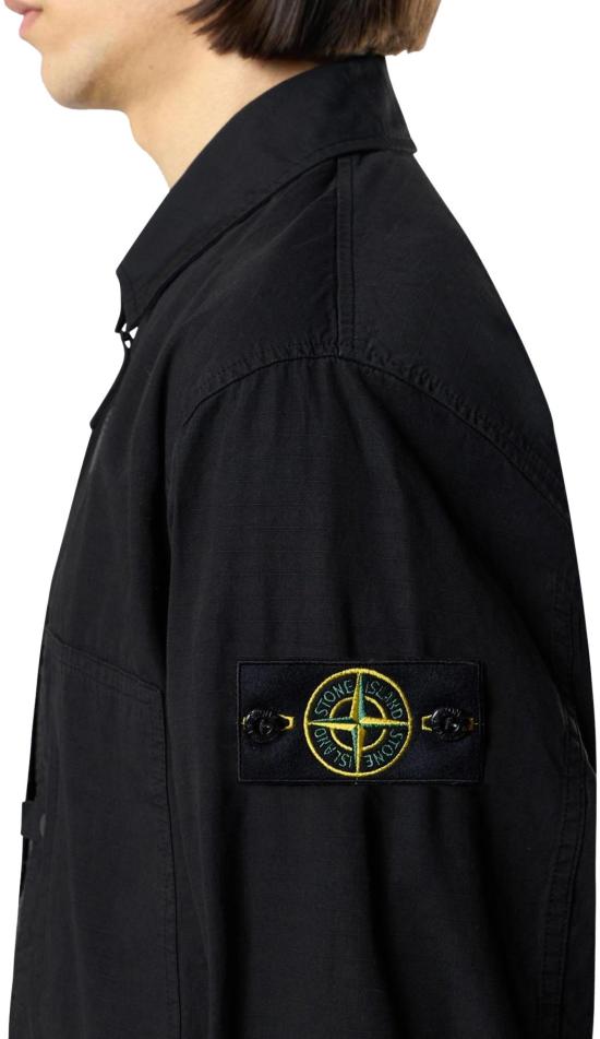 26SS 스톤 아일랜드 긴팔 셔츠 1200005S0298V0029 BLACK - STONE ISLAND