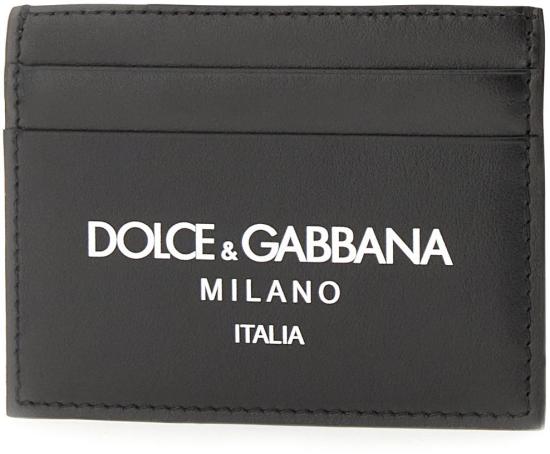  돌체앤가바나 Calfskin 카드홀더 BP0330AN244HNII7 BLACK - DOLCE & GABBANA