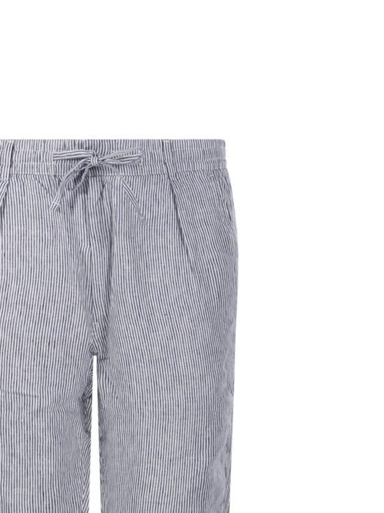 26SS 랄프 로렌 스트레이트 팬츠 710P08270001 NAVY MICRO STRIPE - RALPH LAUREN