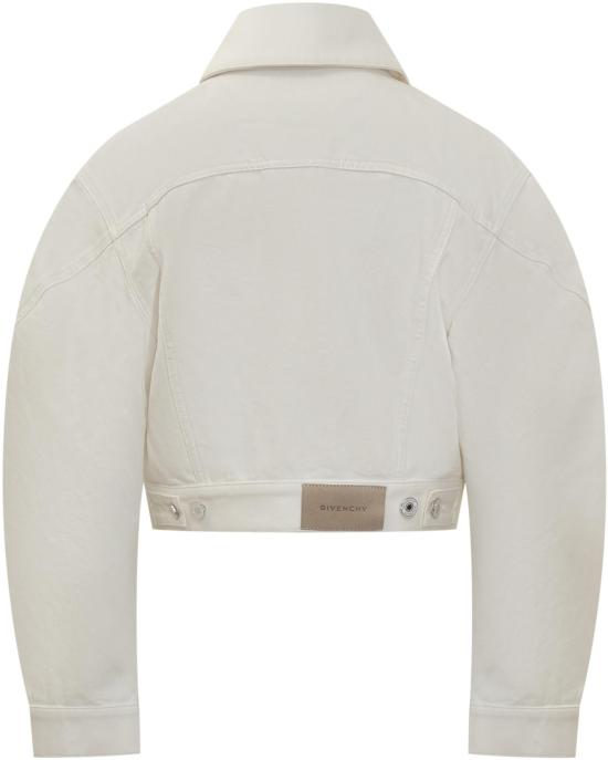 25FW 지방시 데님 자켓 BW00SK516T130 WHITE - GIVENCHY