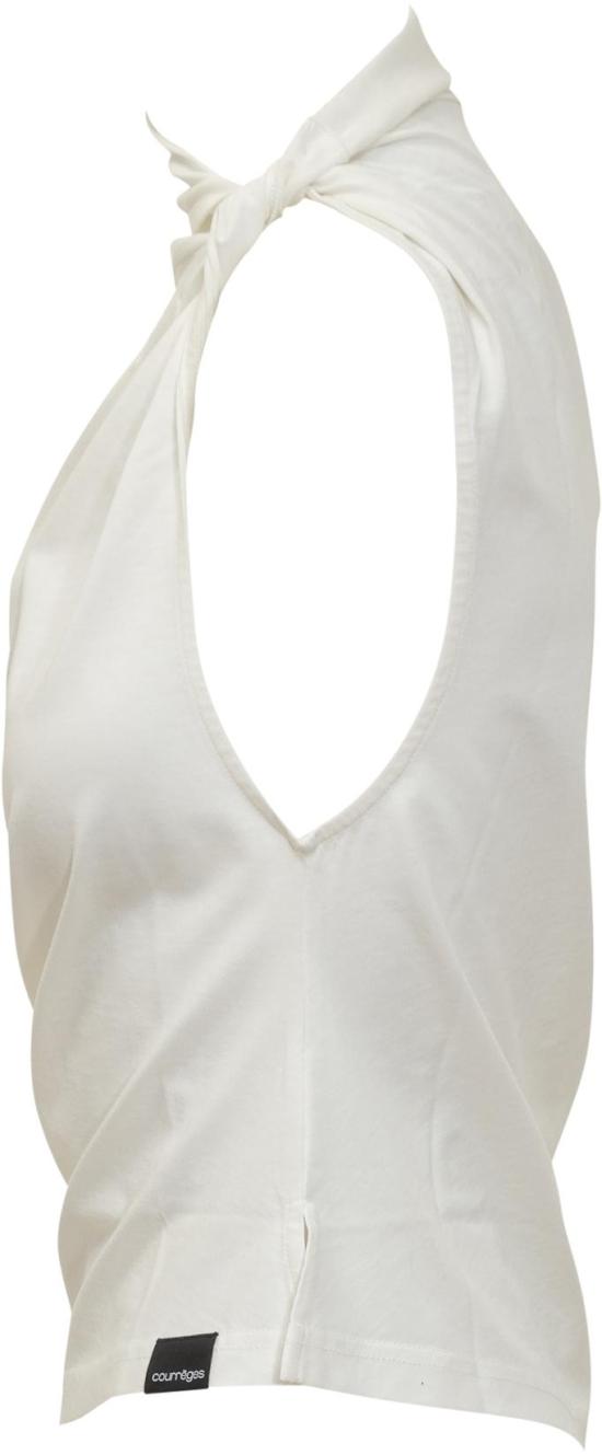 25SS 쿠레쥬 민소매 티셔츠 125JDE125JS01070001 WHITE - COURREGES