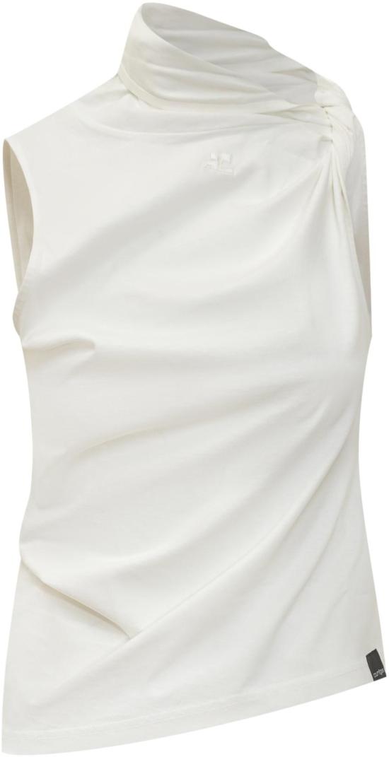 25SS 쿠레쥬 민소매 티셔츠 125JDE125JS01070001 WHITE