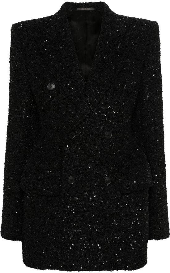  발렌시아가 수트 자켓 768891TPQ361000 BLACK