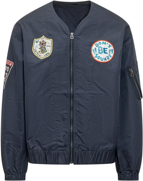 26SS 겐조 배지스 라이트 봄버자켓 FG55BL1269NL76 BLUE