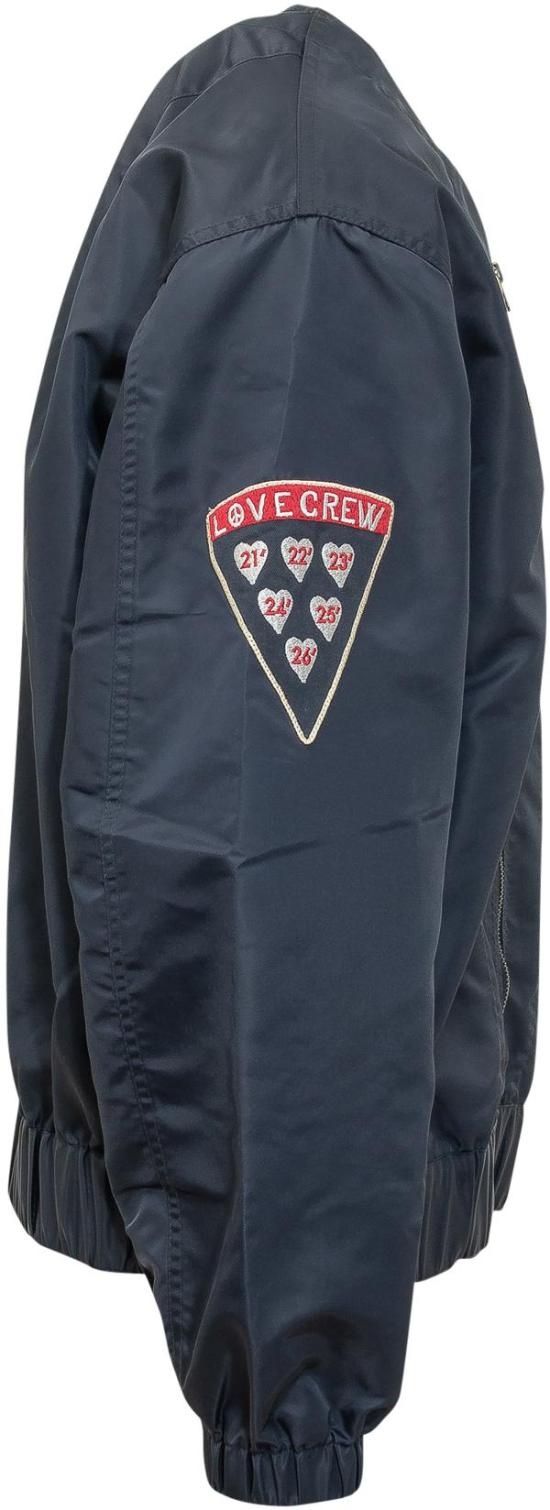 26SS 겐조 배지스 라이트 봄버자켓 FG55BL1269NL76 BLUE - KENZO