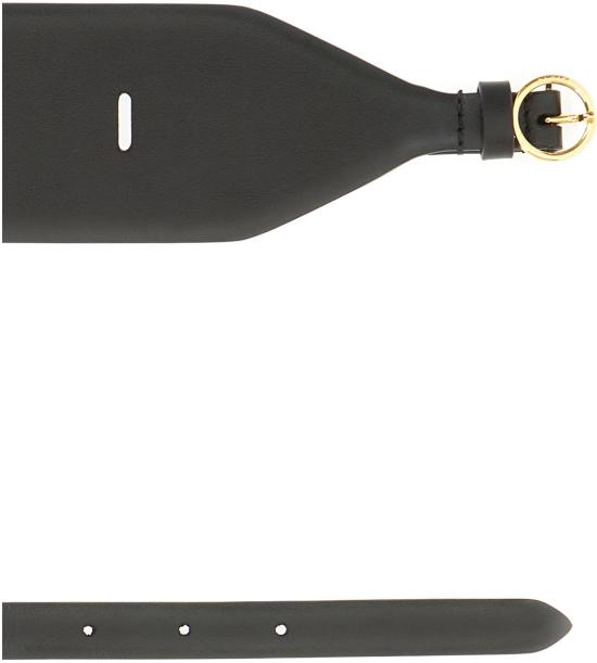 25FW 알라이아 와이드 벨트 AA1C331MCA332999 BLACK - ALAIA