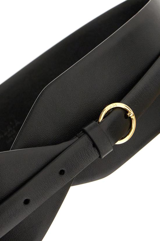 25FW 알라이아 와이드 벨트 AA1C331MCA332999 BLACK - ALAIA