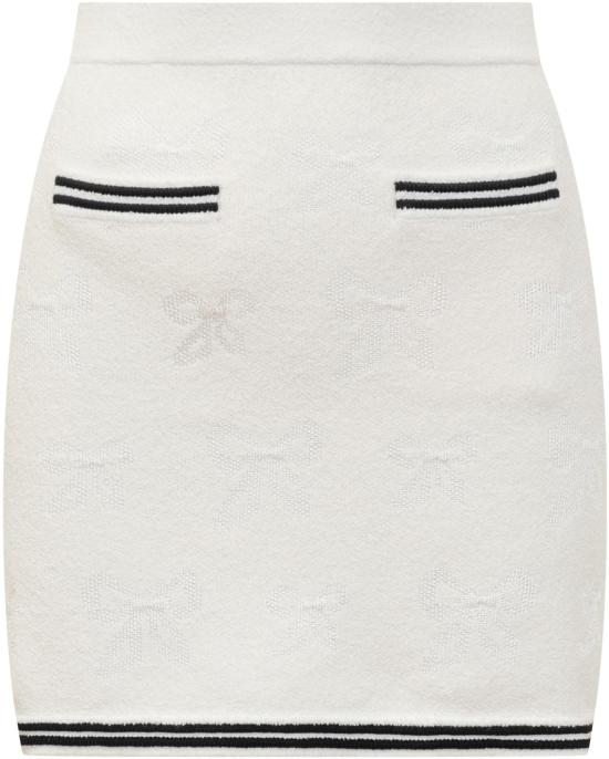 25SS 셀프 포트레이트 숏 스커트 RS25111SKCCREAM WHITE