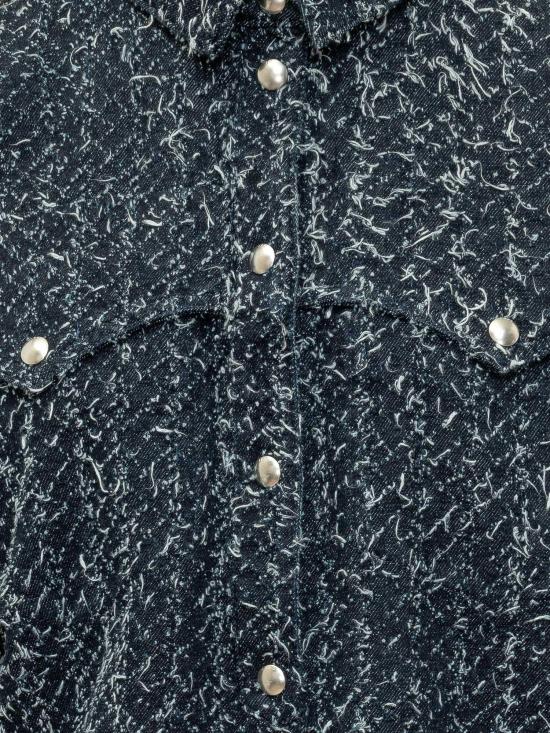 26SS 이로 블라우스 26SWP100VELINIDEN0526S NAVY - IRO