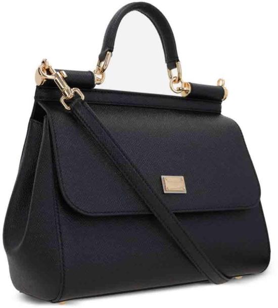 26FW 돌체앤가바나 라지 시실리 핸드백 BB6002B100180999 BLACK - DOLCE & GABBANA