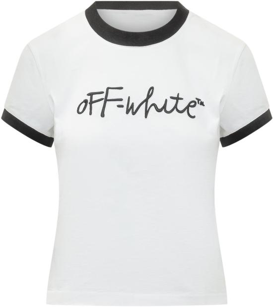 26SS 오프화이트 반팔 티셔츠 2AA112S26JER0010110 WHITE