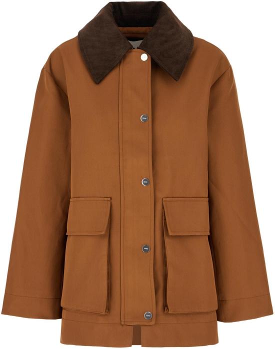 26SS 가니 코트 A10102214674005W BROWN