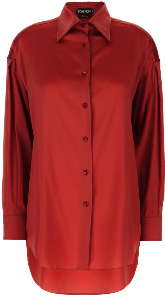 25FW 톰포드 블라우스 CA3211FAX881ER402 RED