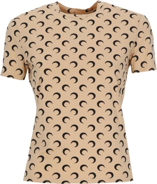 26SS 마린세르 반팔 티셔츠 UTS001ACJER0001TA10 BEIGE