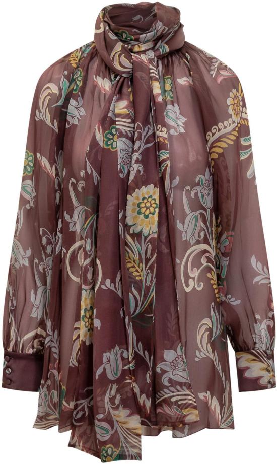 25FW 에트로 블라우스 WRJA015099SA1M0X0869 BROWN