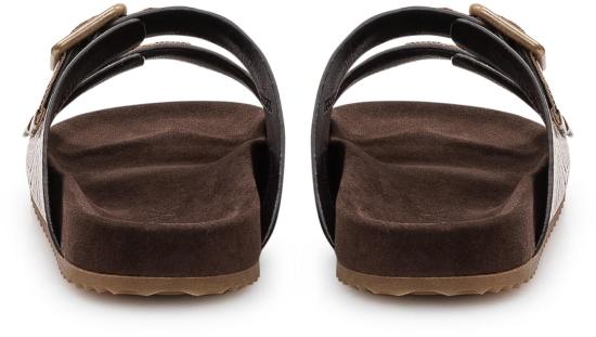 26SS 버버리 파이썬 프린트 레더 얼친 샌들 8124005B9090 BROWN - BURBERRY