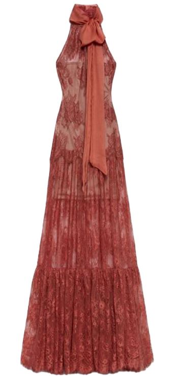 26SS 아니예 바이 롱 원피스 185033 02478 Deep ribbon