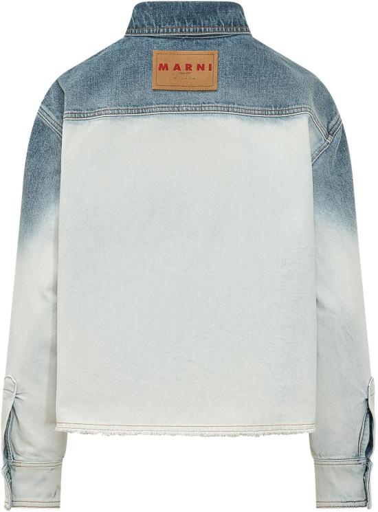 26SS 마르니 블라우스 CAJD0682S1USCY70GBW13 BLUE - MARNI