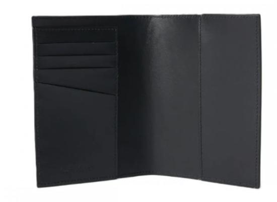 26SS 오프화이트 남성지갑 OMND09OC99 LEA0011001 Black white - OFF WHITE