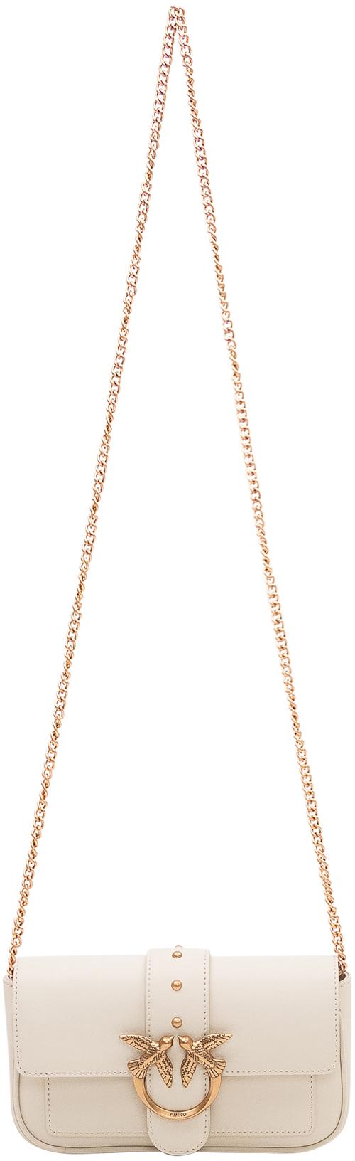 26SS 핑코 숄더백 100061A0F1Z14Q WHITE - PINKO