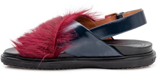 26SS 마르니 샌들 FBMS018101P7614ZP085 MAROON - MARNI