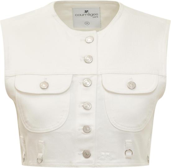  쿠레쥬 베스트 124DBL153DE00220001 WHITE