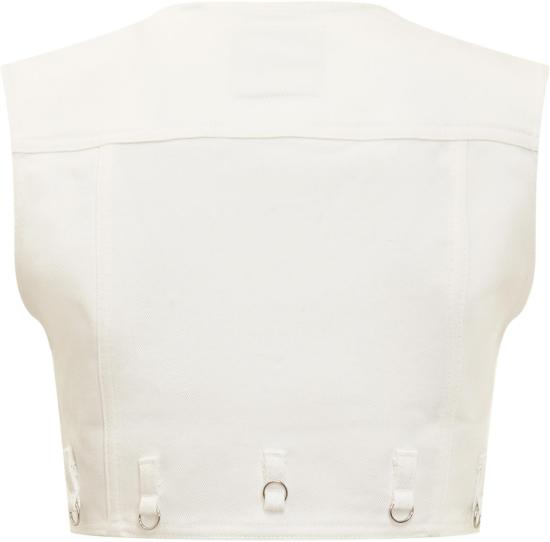  쿠레쥬 베스트 124DBL153DE00220001 WHITE - COURREGES