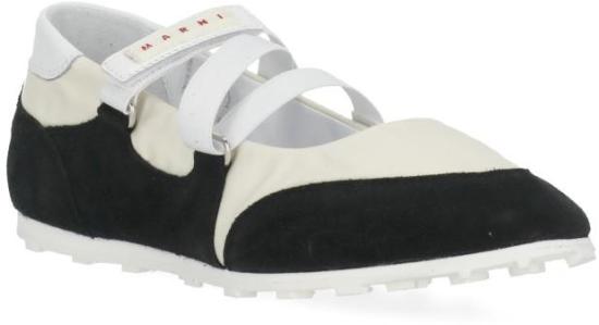 26SS 마르니 플랫 슈즈 SNZW021000P7406ZO432 WHITE - MARNI