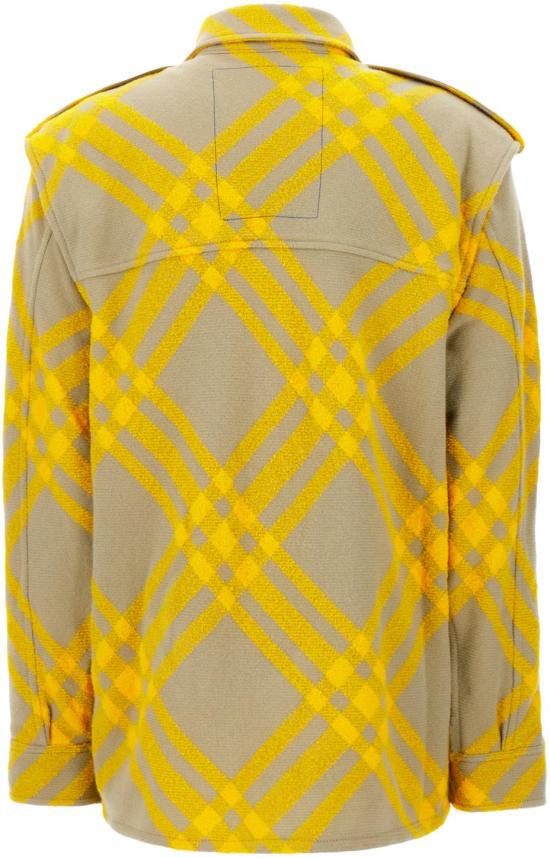  버버리 체크 울 블렌드 셔츠 8077274B7363 DIVERS - BURBERRY