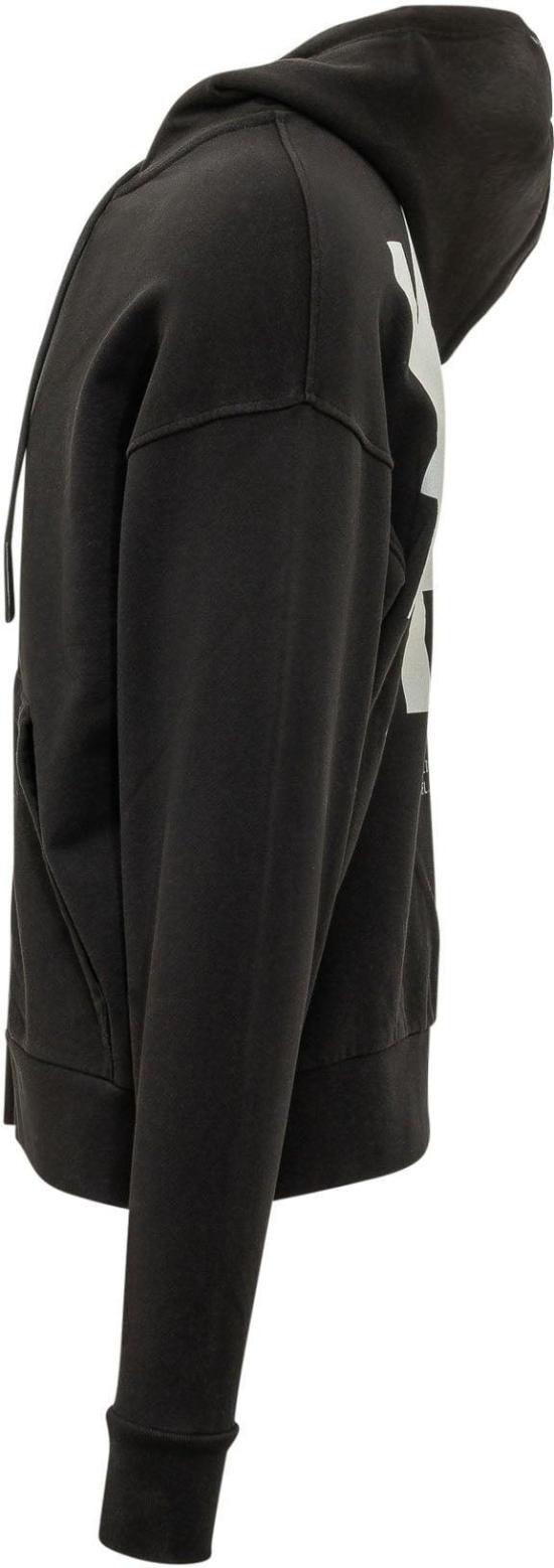 26FW 44레이블 후드 티셔츠 B0030577FA583P396 BLACK - 44 LABEL