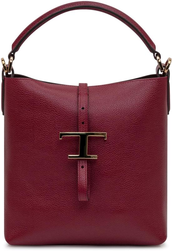 25FW 토즈 T 타임리스 버킷 백 미니 XBWTSEK0100XSOR409 MAROON