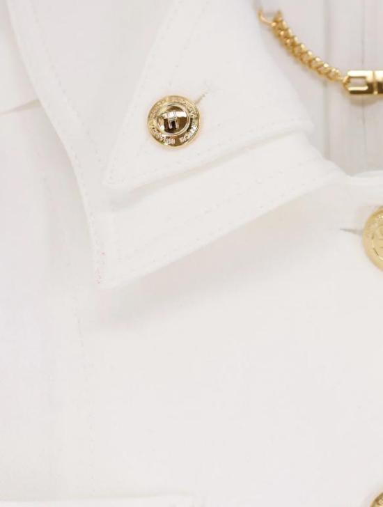 26SS 엘리자베타프랜치 자켓 GB00561E2360 WHITE - ELISABETTA FRANCHI