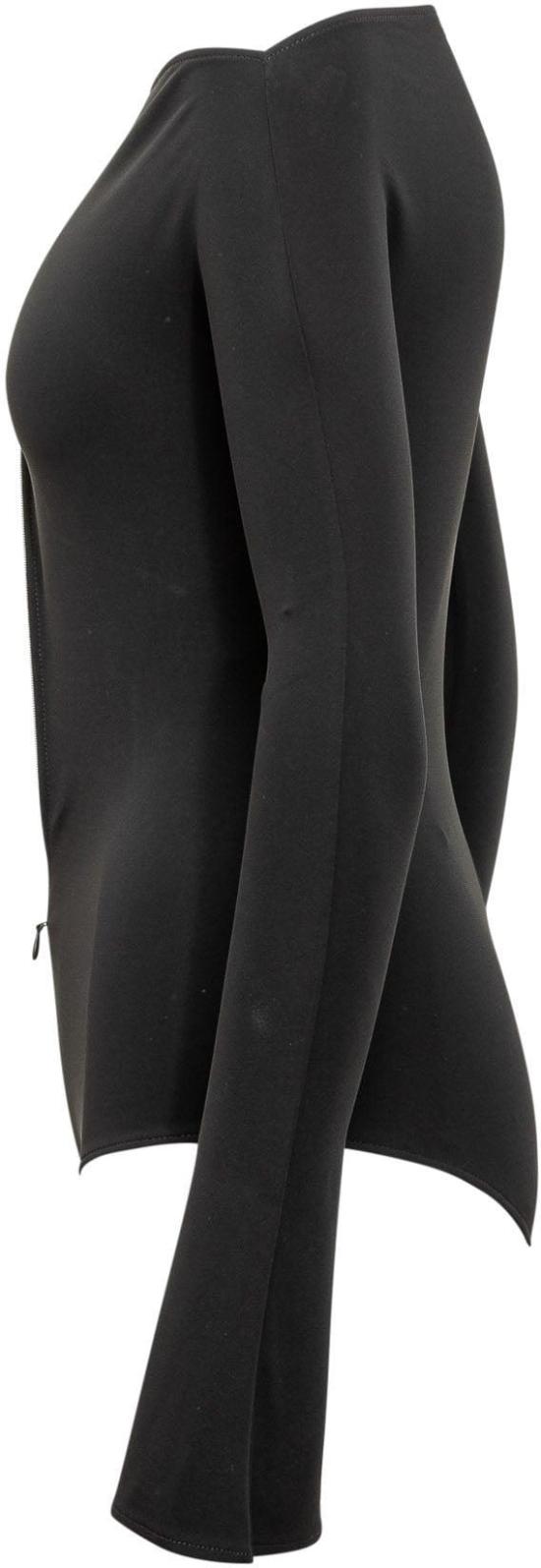  쿠레쥬 바디수트 티셔츠 224JBD078JS00669999 BLACK - COURREGES