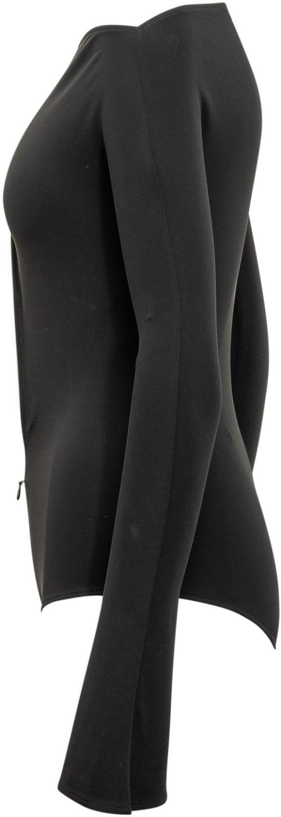  쿠레쥬 바디수트 티셔츠 224JBD078JS00669999 BLACK - COURREGES