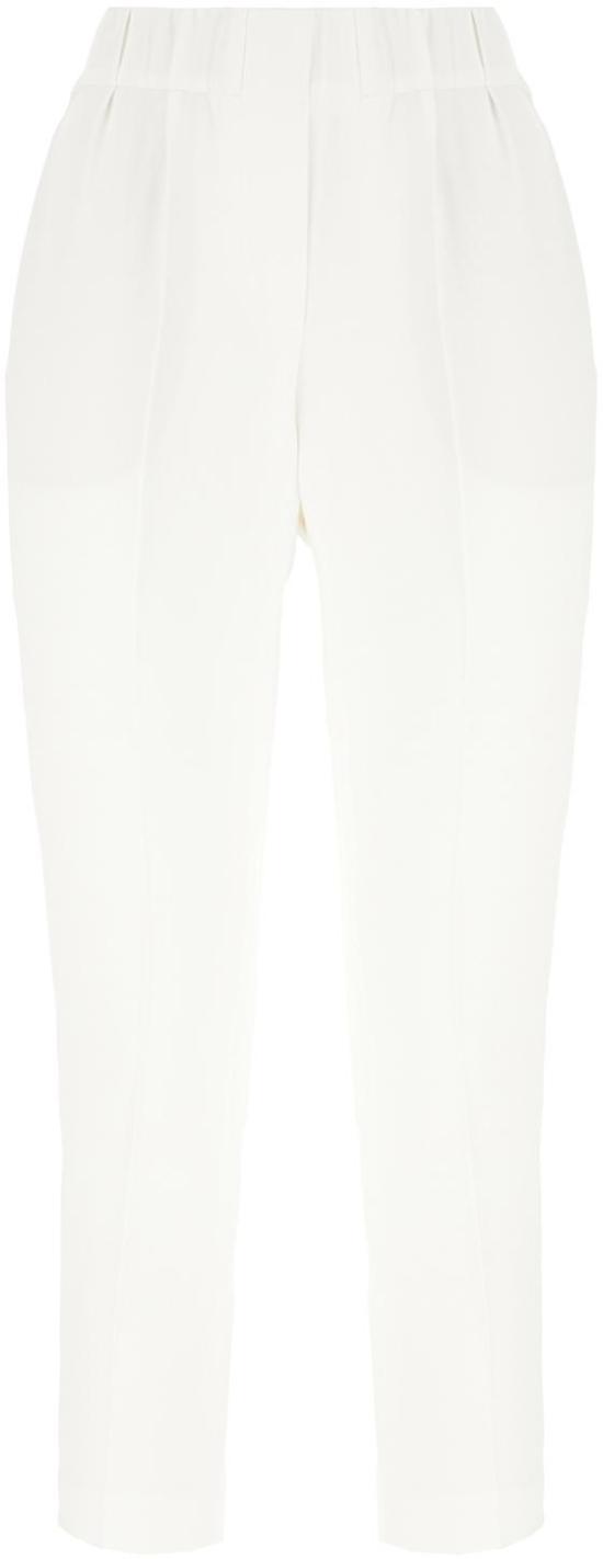 26SS 브루넬로 쿠치넬리 스트레이트 팬츠 MA029P1673C600 WHITE