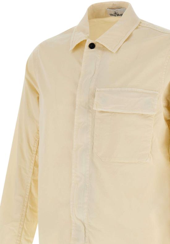 26SS 스톤 아일랜드 긴팔 셔츠 1200013S0A10V0093 WHITE - STONE ISLAND