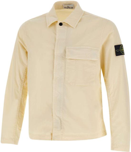 26SS 스톤 아일랜드 긴팔 셔츠 1200013S0A10V0093 WHITE