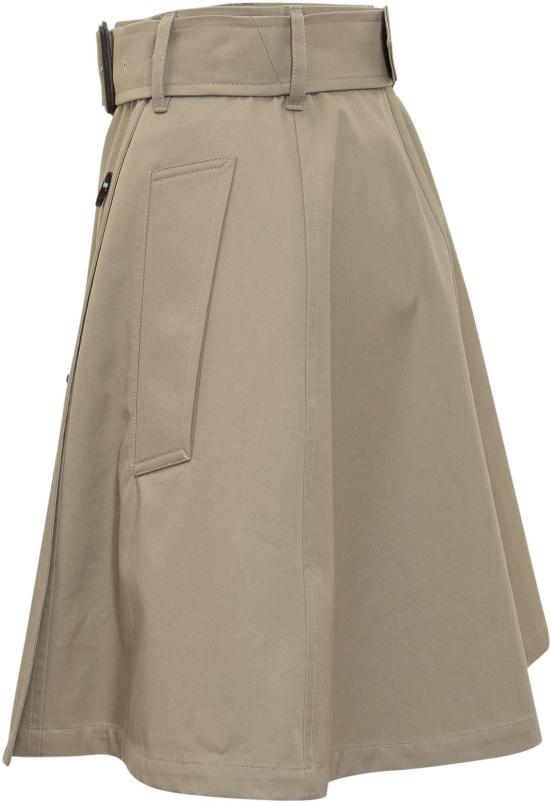 25FW 버버리 개버딘 트렌치 미니 스커트 8116006C2247 BEIGE - BURBERRY