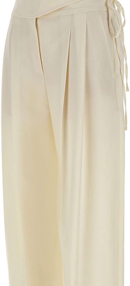 26SS 보스 스트레이트 팬츠 50556552118 WHITE - BOSS