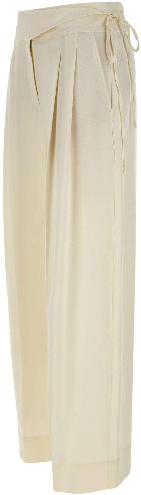 26SS 보스 스트레이트 팬츠 50556552118 WHITE - BOSS