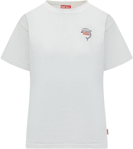26SS 디젤 T-NORMY-S14 마르게리타 티셔츠 A219200JMBD100 WHITE