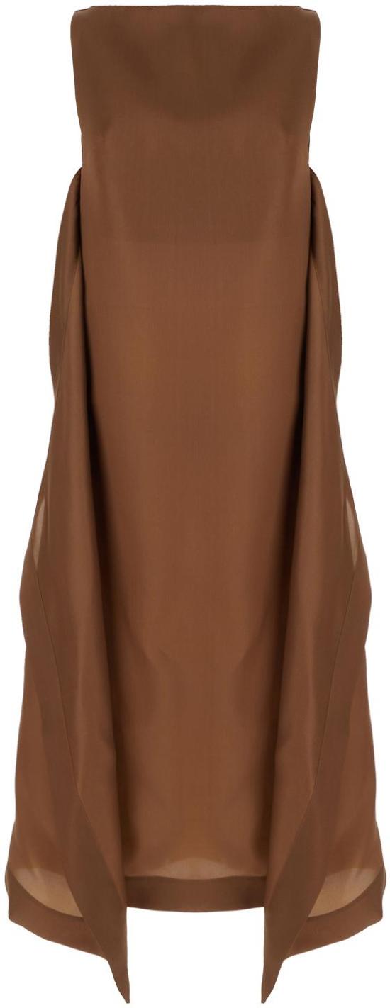 26SS 알베르타 페레티 롱 원피스 261M044301190096 BROWN