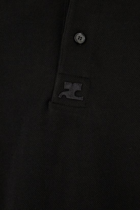 26SS 쿠레쥬 폴로 티셔츠 126JPO055JS026809999 BLACK - COURREGES