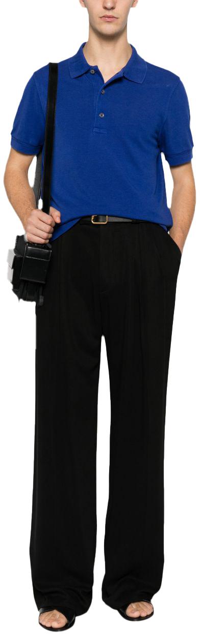 26SS 톰포드 폴로 티셔츠 JPS011JMT013UBV BLUE - TOMFORD