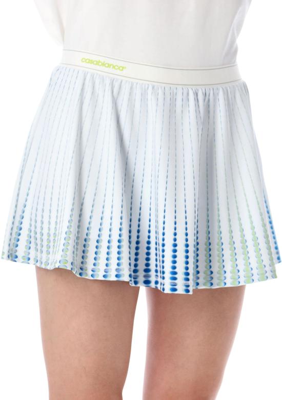 26SS 카사블랑카 숏 스커트 WSP26SK19202 WHITE - CASABLANCA