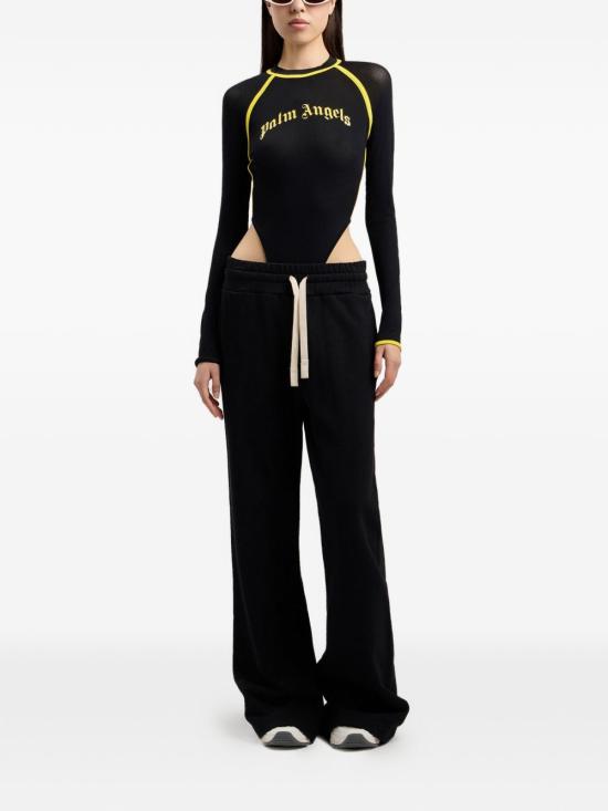 26SS 팜앤젤스 스트레이트 팬츠 PWCH029S26 FLE001100A Black tofu - PALM ANGELS