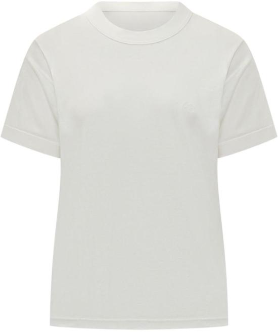 26SS 와이쓰리 탑 ADIDASY3SLIMTSHIRTCOTONBLANC WHITE