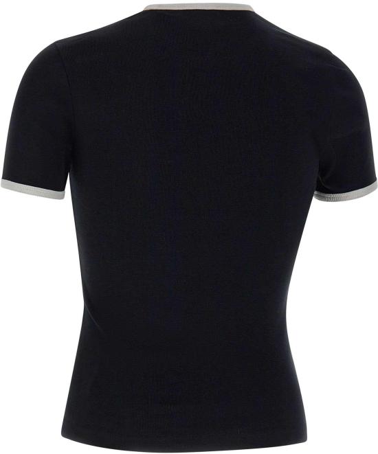 26SS 쿠레쥬 탑 VESJTS020JS0070BLKHERWHT BLACK - COURREGES