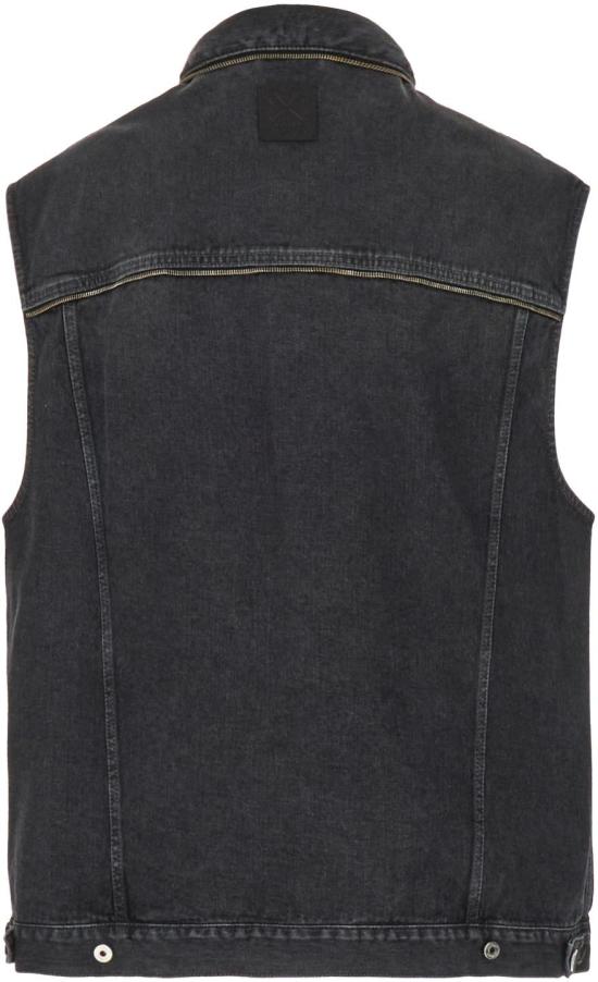  오프화이트 베스트 OMYR001F23DEN0020900 GREY - OFF WHITE