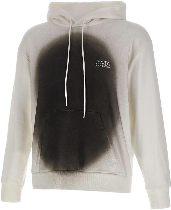 26SS 마르지엘라 후드 티셔츠 SH0GU0039M25013101 WHITE